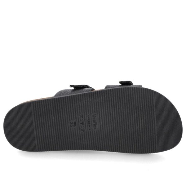 Slide Birken Preto Couro Enfeite - Imagem 10