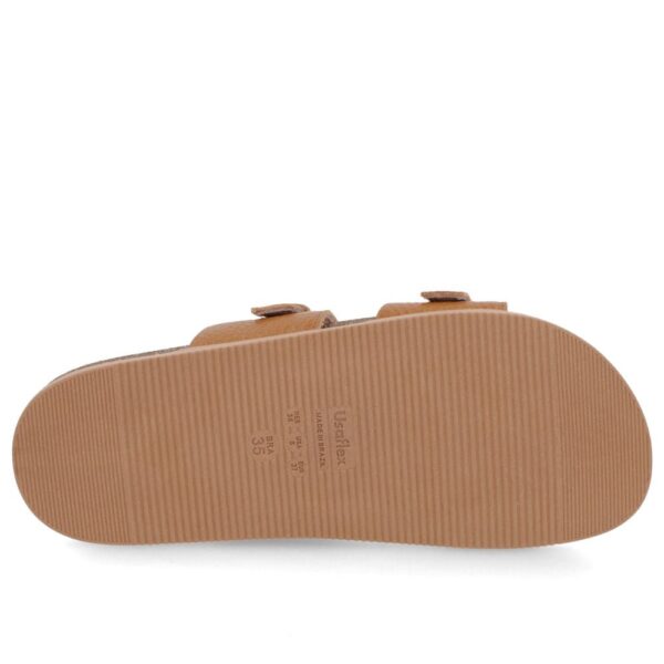 Slide Birken Marrom Couro Enfeite - Imagem 10