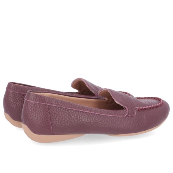 Mocassim Roxo Couro Básico - Imagem 6