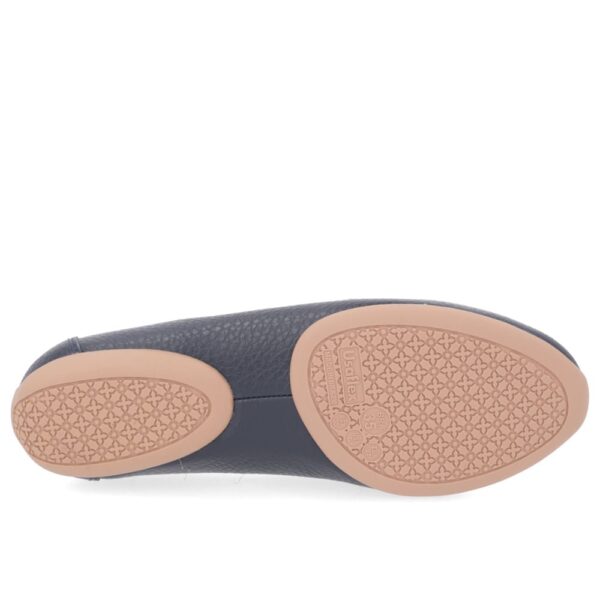 Mocassim Azul Couro Enfeite Corrente - Imagem 10