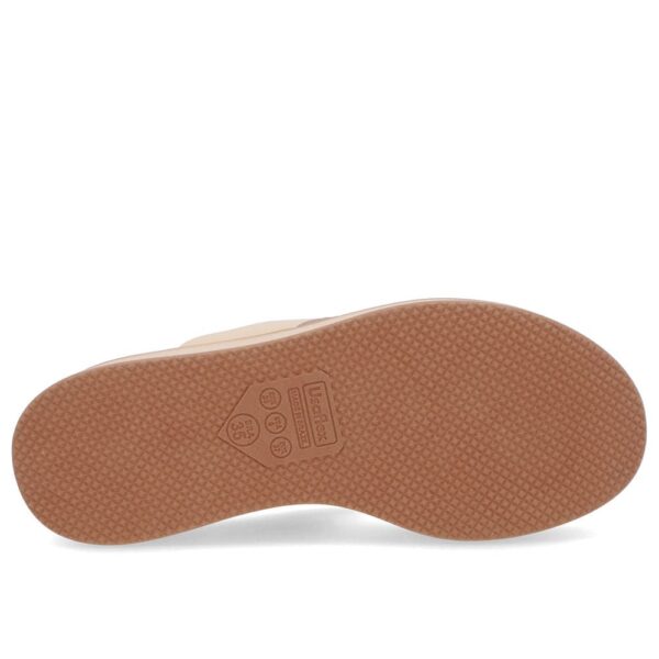 Chinelo Plataforma Couro Laranja Enfeite - Imagem 10