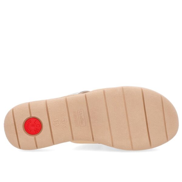 Slide Laranja Tiras Couro Strass - Imagem 10