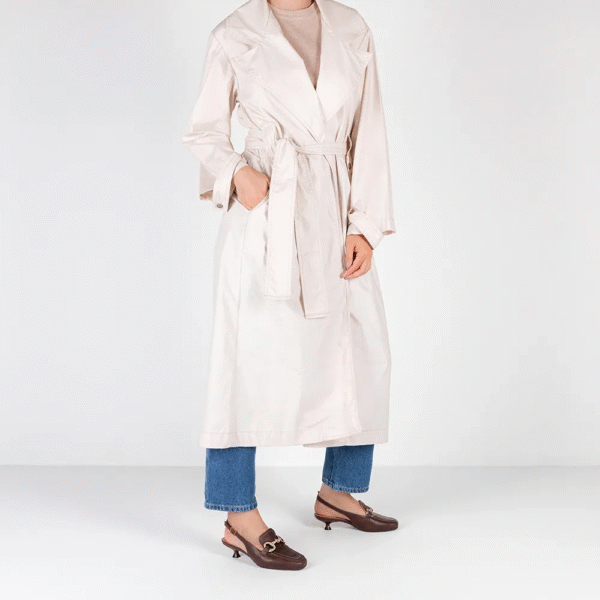 Slingback Marrom Tira Calcanhar Couro Bridão - Imagem 8