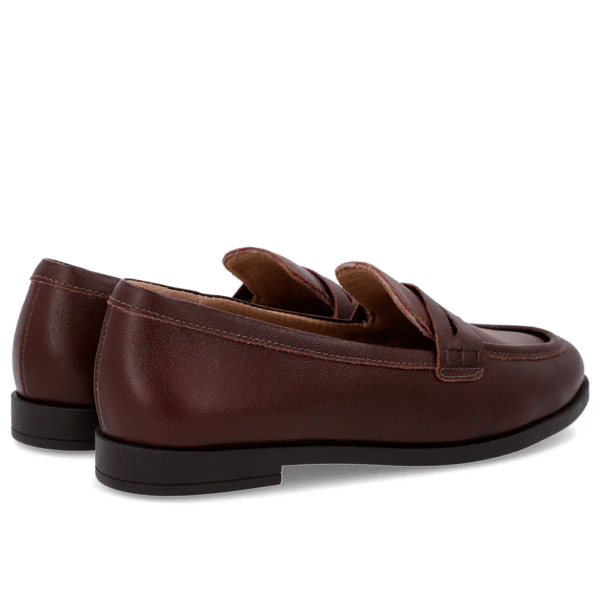 Mocassim Couro Marrom Tira - Imagem 6