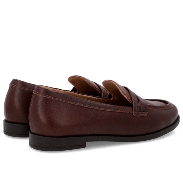 Mocassim Couro Marrom Tira - Imagem 5