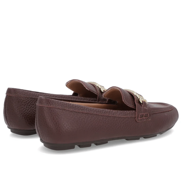Loafer Marrom Couro Textura Bridão - Imagem 8