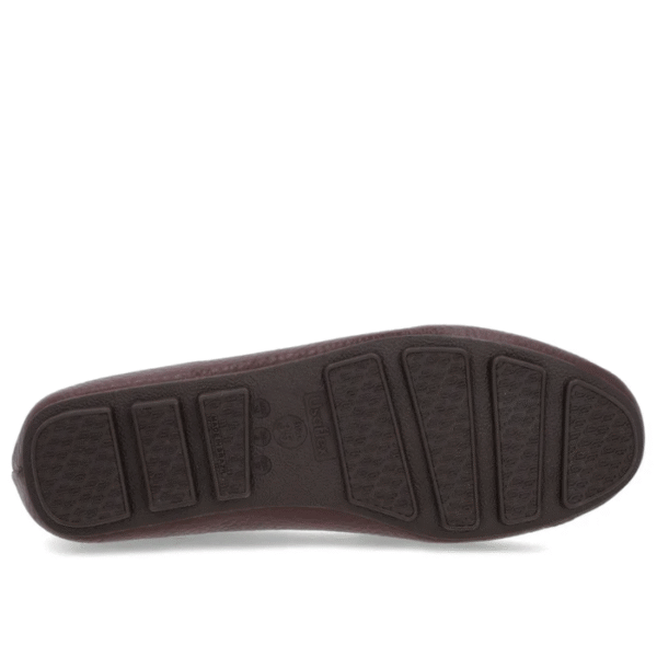 Loafer Marrom Couro Textura Bridão - Imagem 9