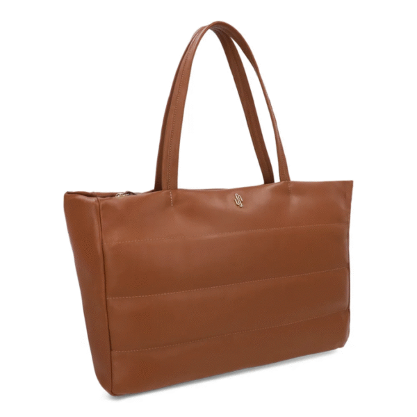 Bolsa Shopper Couro Marrom Comfy - Imagem 3