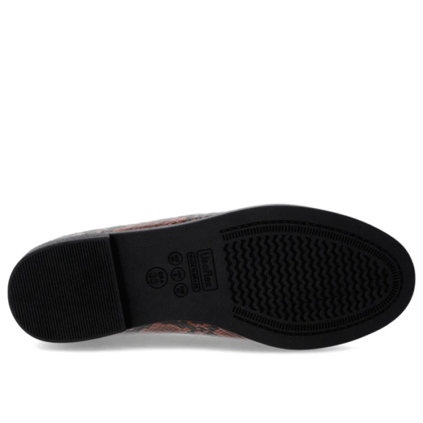 Mocassim Couro Cobra Animal Print Tira - Imagem 9