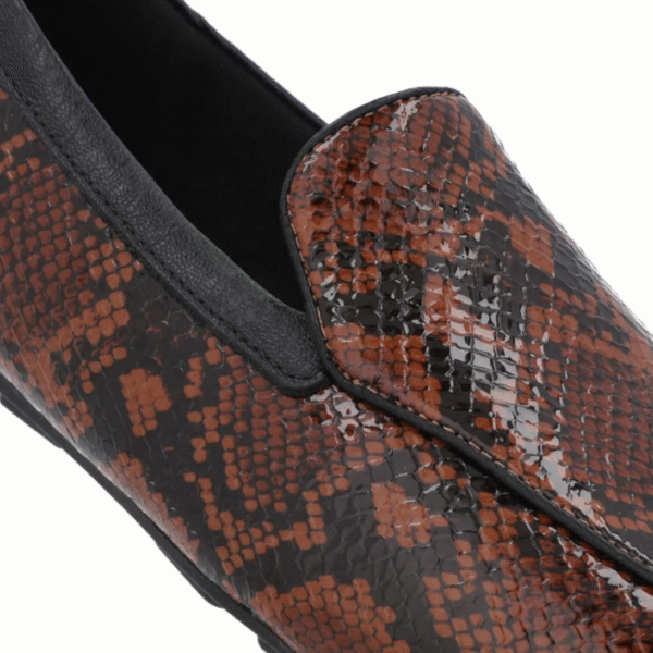 Loafer Animal Print Bico Redondo - Imagem 7
