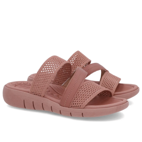 Tamanco Sem Salto Tricot Rosa - Imagem 3