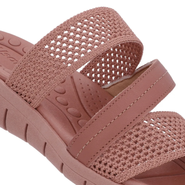 Tamanco Sem Salto Tricot Rosa - Imagem 9