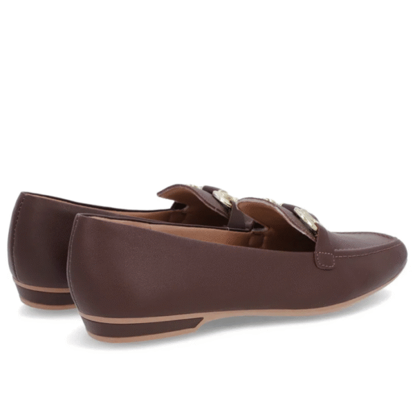 Loafer Marrom Pinhão Couro Bridão - Imagem 5