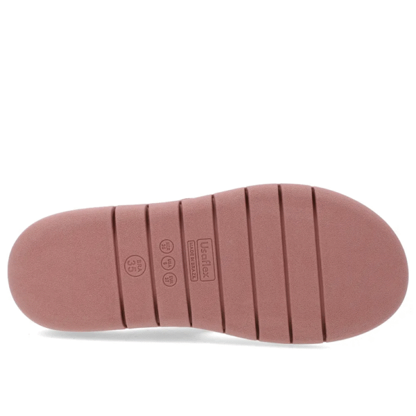 Chinelo Salto Rasteiro Tricot Rosa - Imagem 10