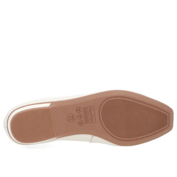 Loafer Branco Marfim Couro Bridão - Imagem 9