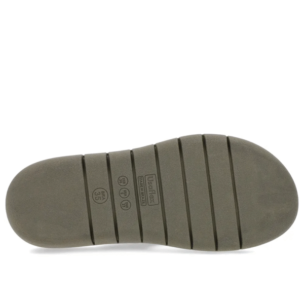 Chinelo Salto Rasteiro Tricot Verde - Imagem 10