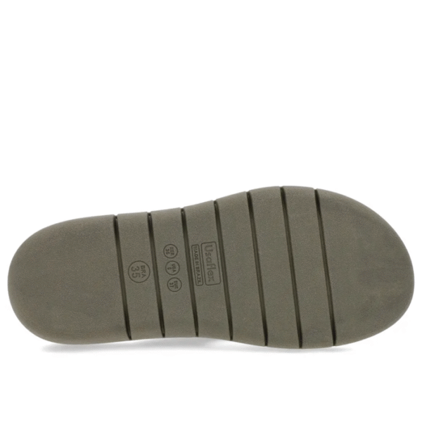 Chinelo Salto Rasteiro Tricot Verde - Imagem 9