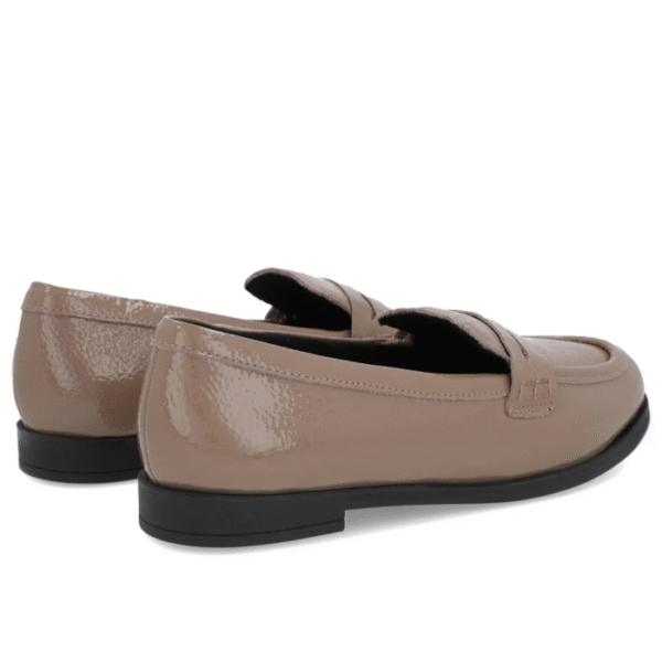 Mocassim Couro Marrom Claro Tira - Imagem 5